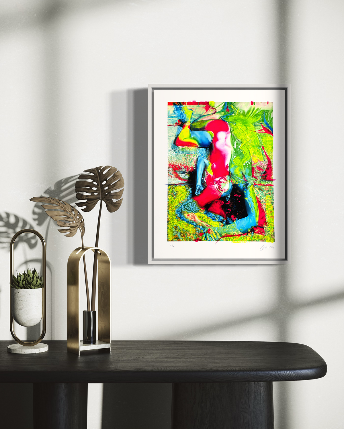 Roadmap No. 1 - Hand-Embellished Limited Edition Print