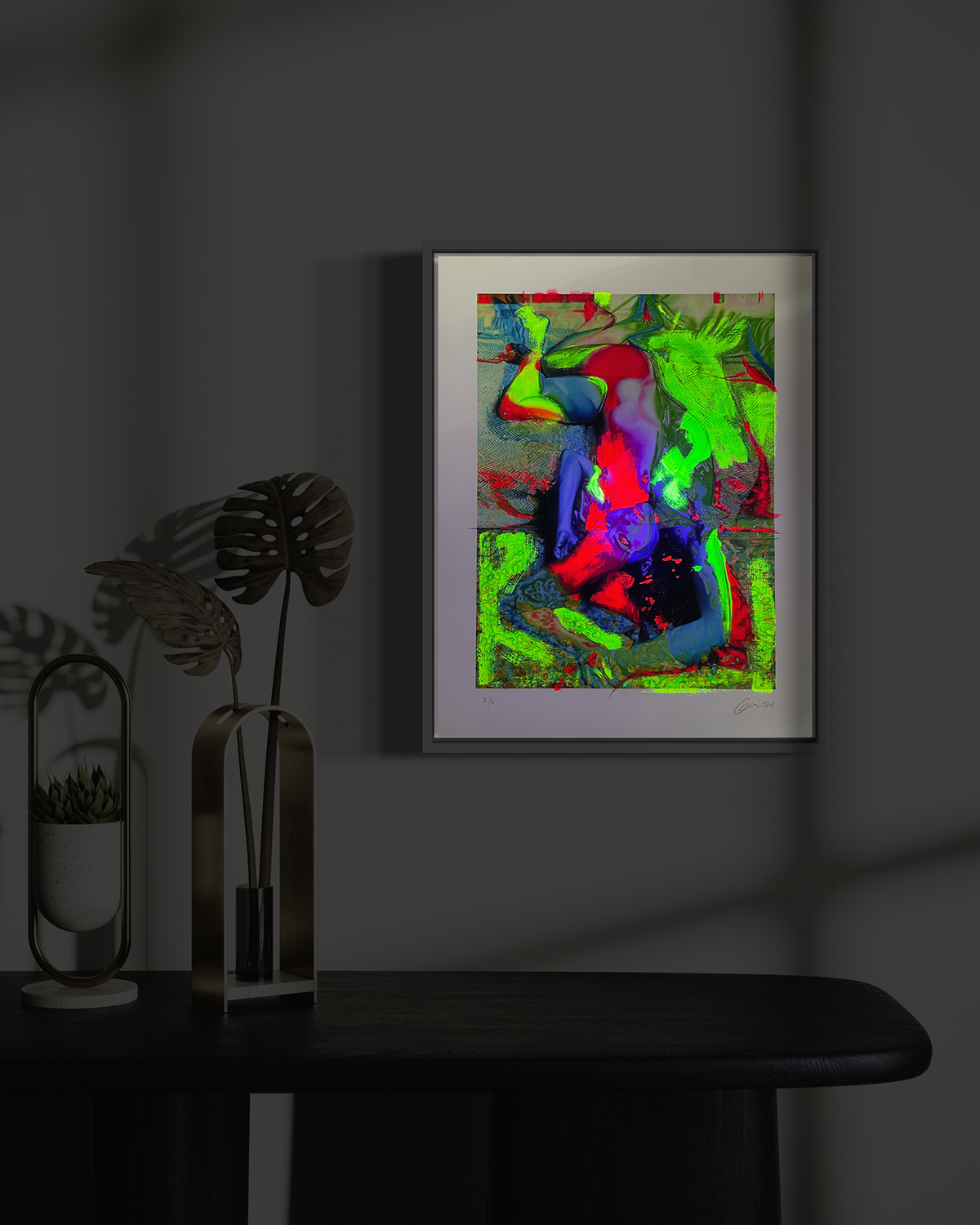 Roadmap No. 1 - Hand-Embellished Limited Edition Print