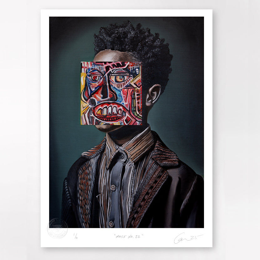 Mask No. 22 (Basquiat) - Timed Limited Edition Print