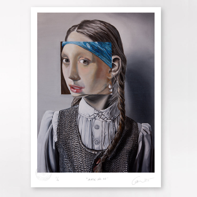 Mask No. 23 (Vermeer) - Timed Limited Edition Print