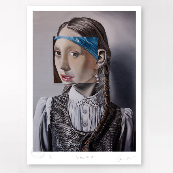 Mask No. 23 (Vermeer) - Timed Limited Edition Print